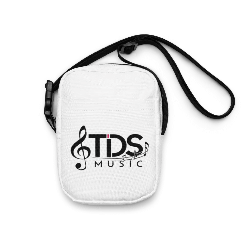 TDS Music White Crossbody Bag with All-Over Musical Print product image (5)