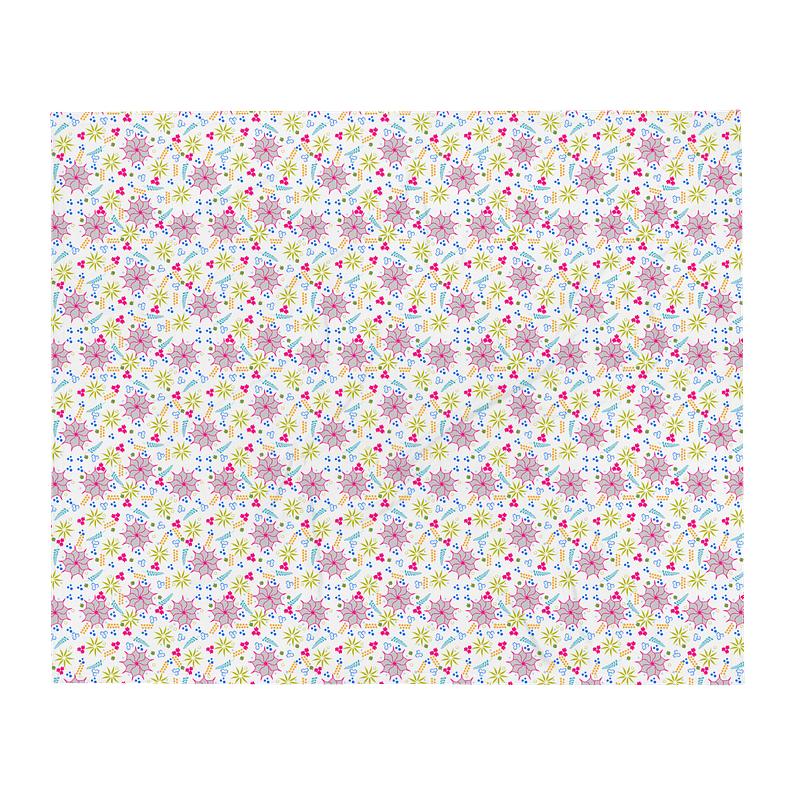 Funky Floral Snuggly Blanket