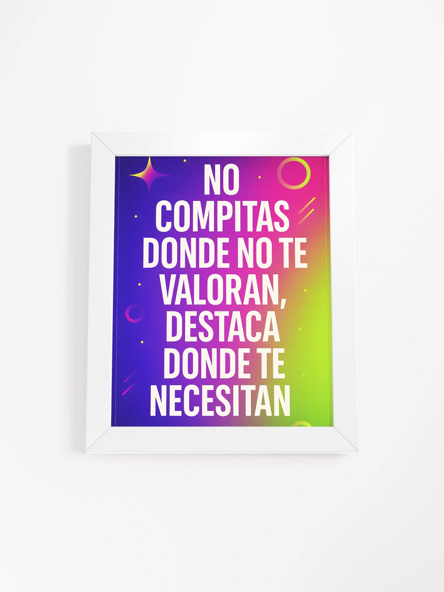 Póster ultra-premium viral corregido con español natural y mindset empowerment product image (1)