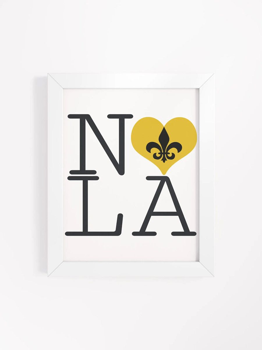 I LOVE NOLA **BIGSHOT POSTER** (GOLD HEART) product image (4)