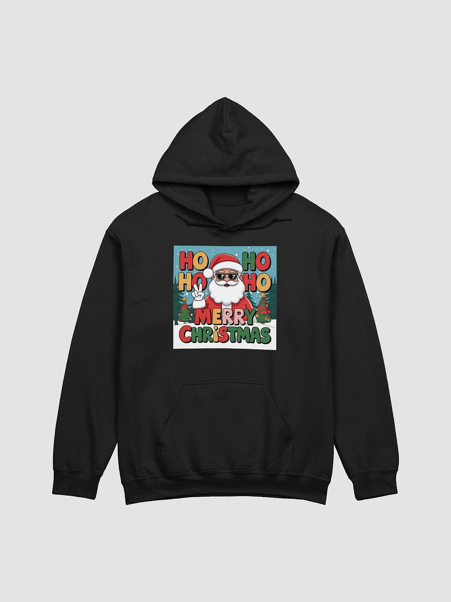 Fun Santa Claus Ho Ho Ho Merry Christmas hoodie product image (1)