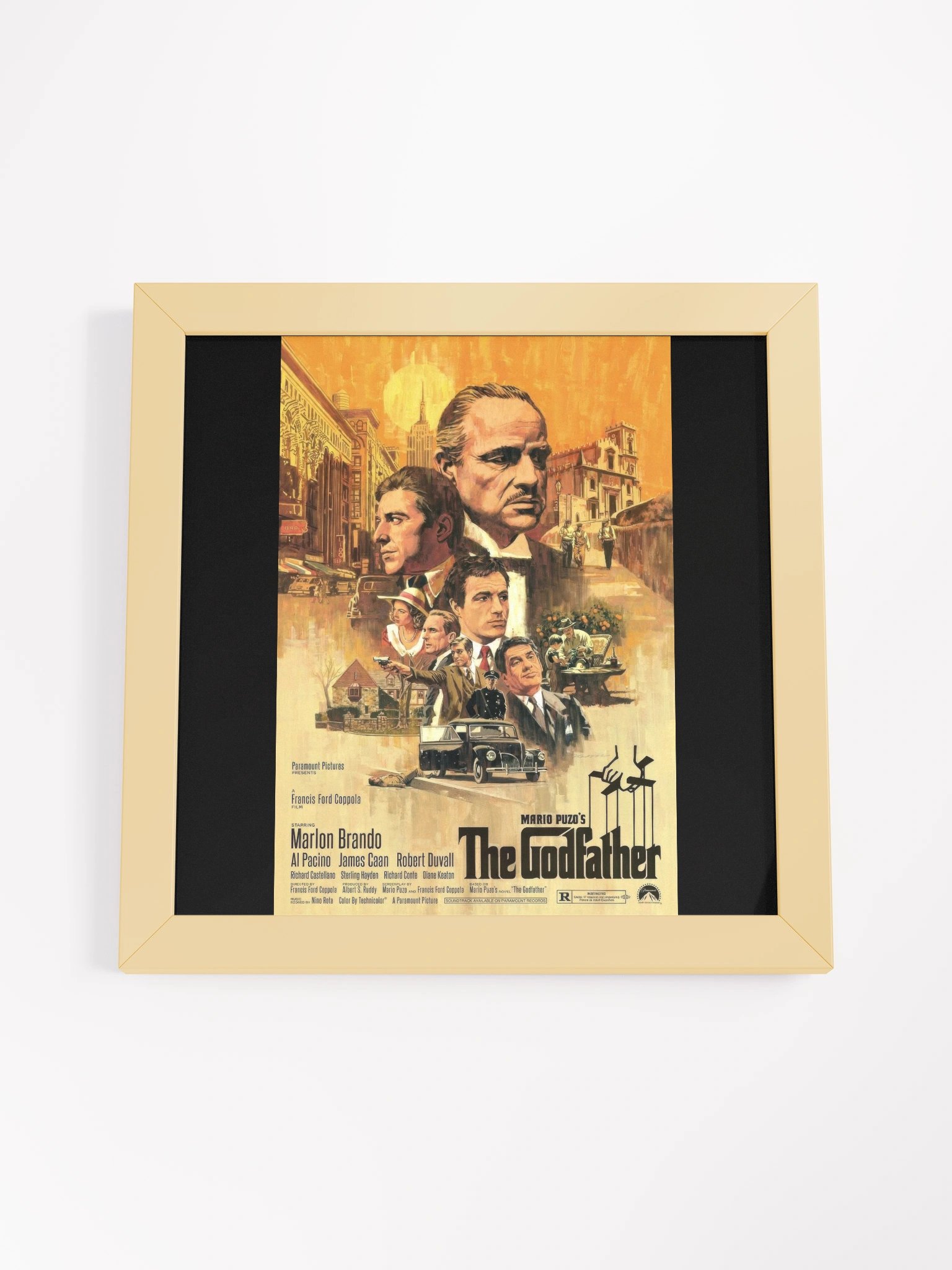 The Godfather Vintage Movie Poster | Classic Mafia Cinema Art Print product image (4)