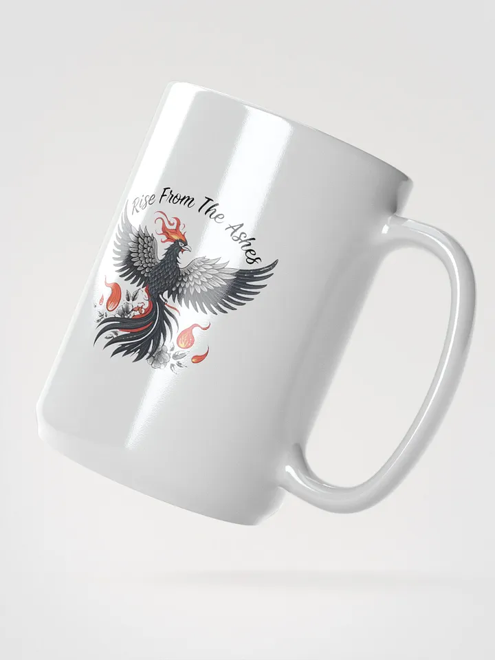 Phoenix Fire Rise White Glossy Mug product image (2)
