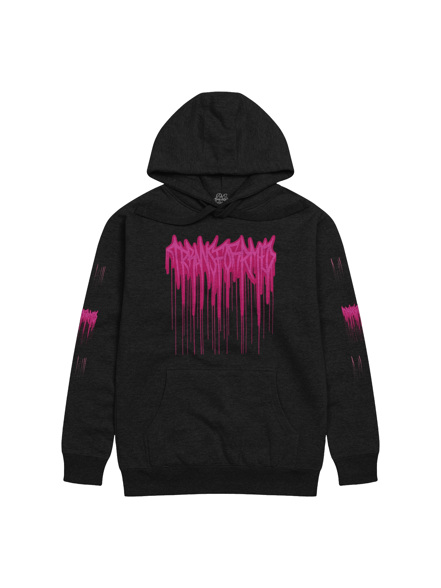 Transformed by God™ Graffiti Hoodie — Neon Fuchsia (Unisex) product image (1)