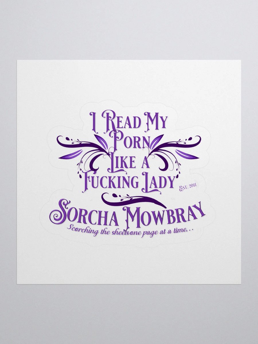 Sticker - I Read My P*rn product image (3)