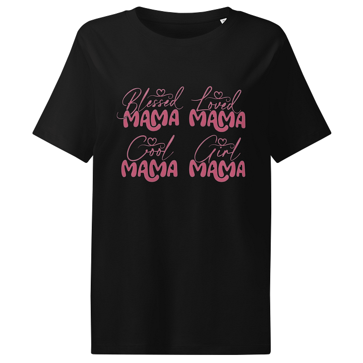 Women's T-Shirt Blessed MAMA Stanley/Stella Organic Ribbed Neck Shirt product image (1)