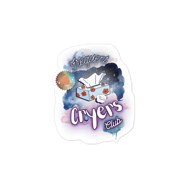 FREQUENT CRYERS CLUB die-cut magnet product image (2)