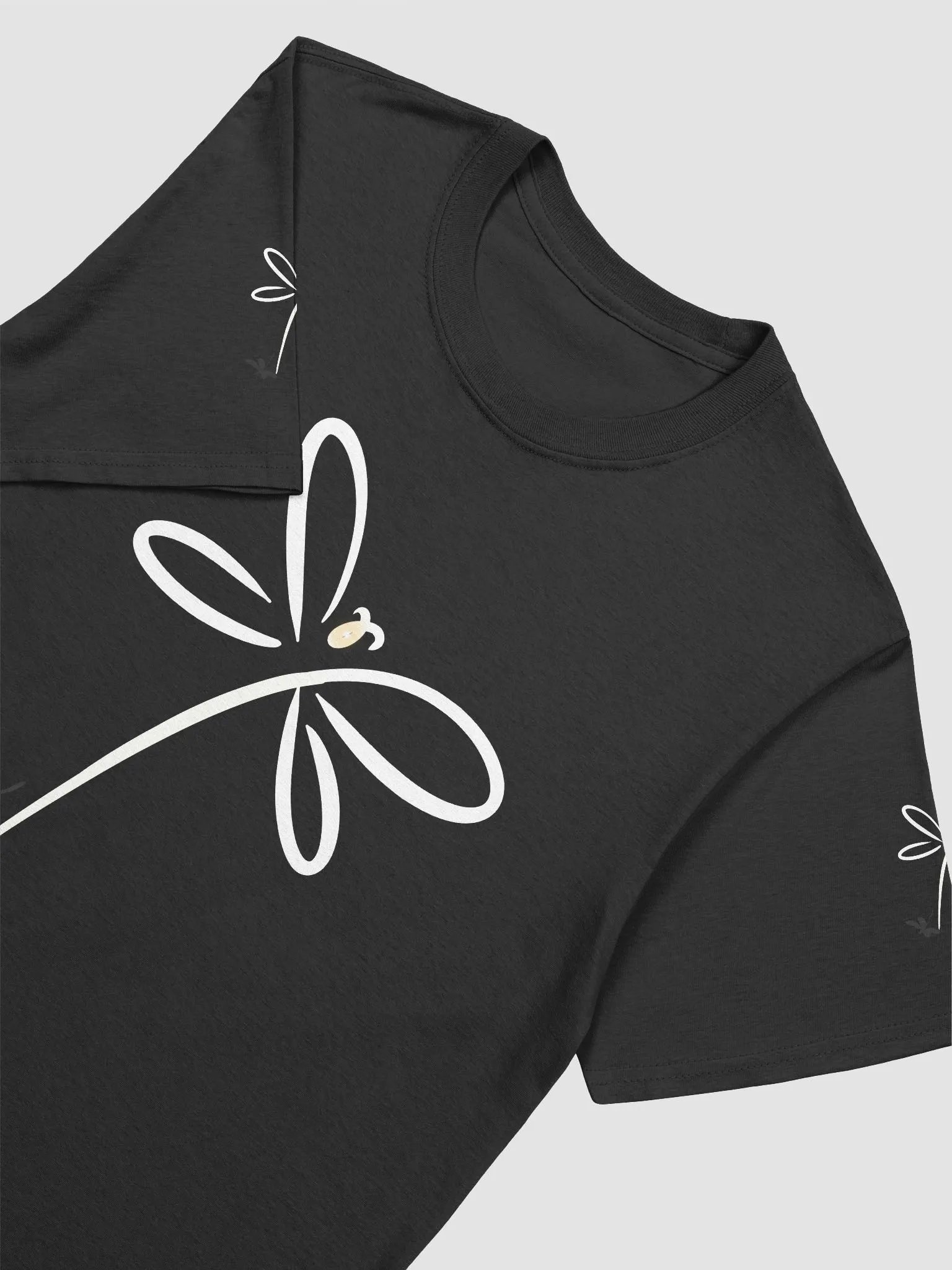 T shirt with stylish dragonfly design. Minimilist style. product image (10)
