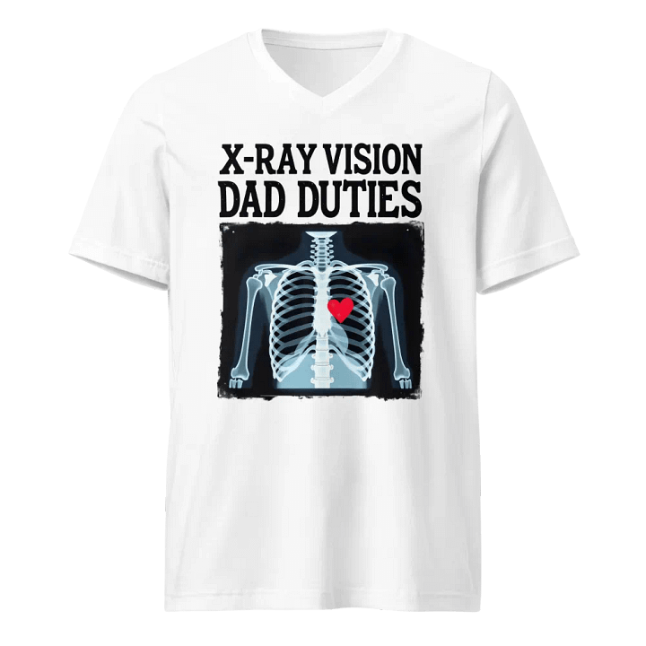 X-Ray Vision Dad Duties V-Neck Tee product image (1)