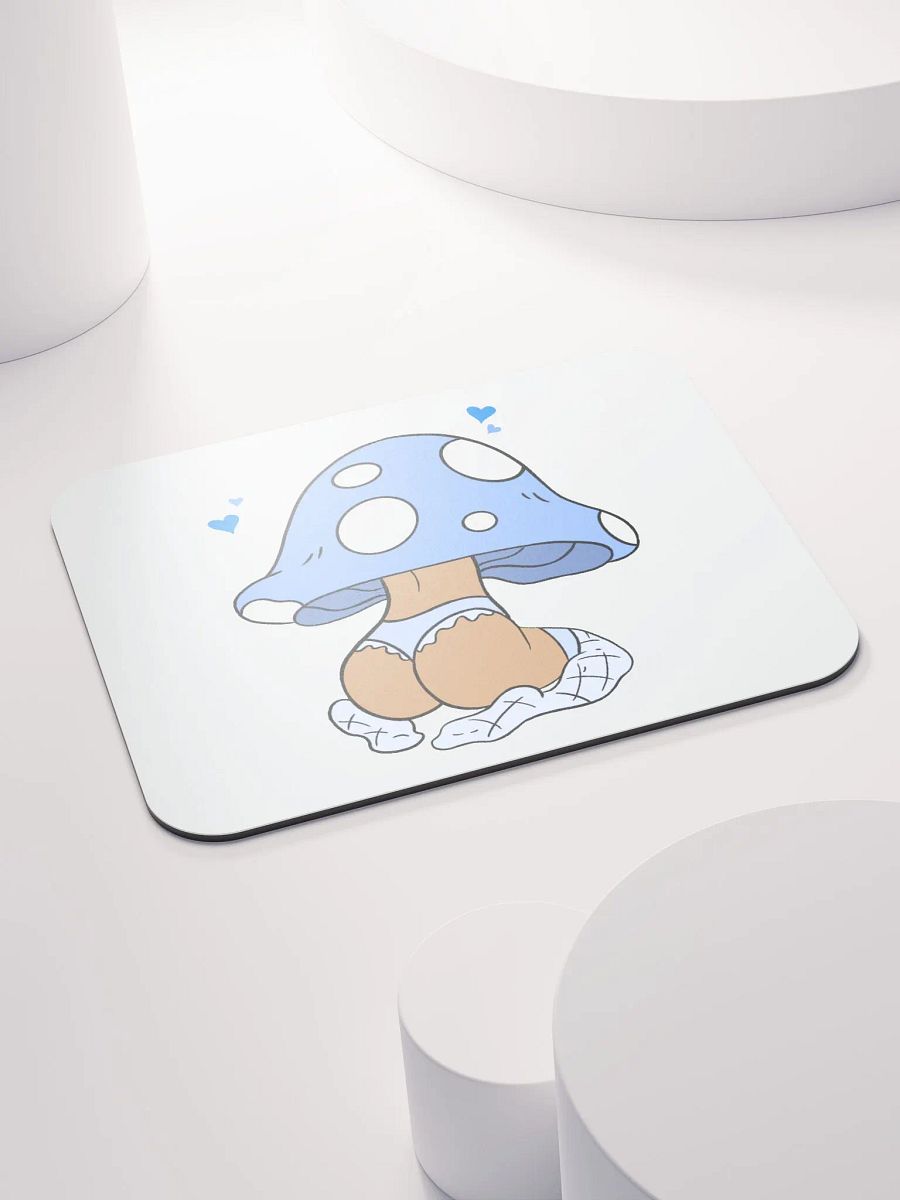 Mushroom Baddie Desk Mat - Light Blue product image (4)