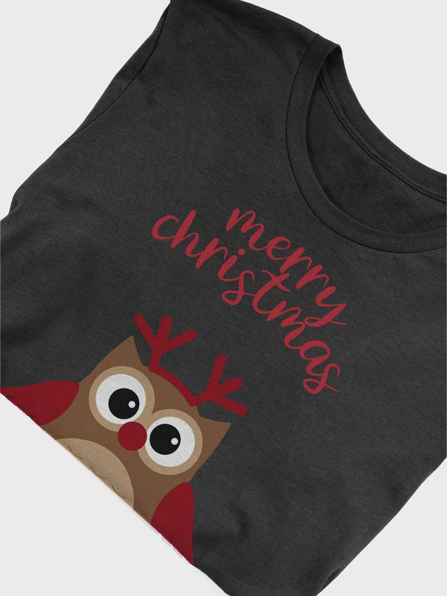 Reindeer Owl Merry Christmas T-Shirt product image (3)