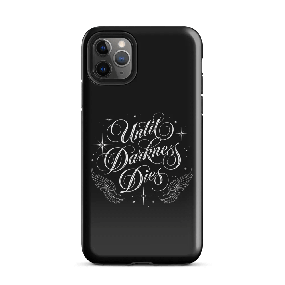 Until Darkness Dies (wings design) iPhone Case product image (3)