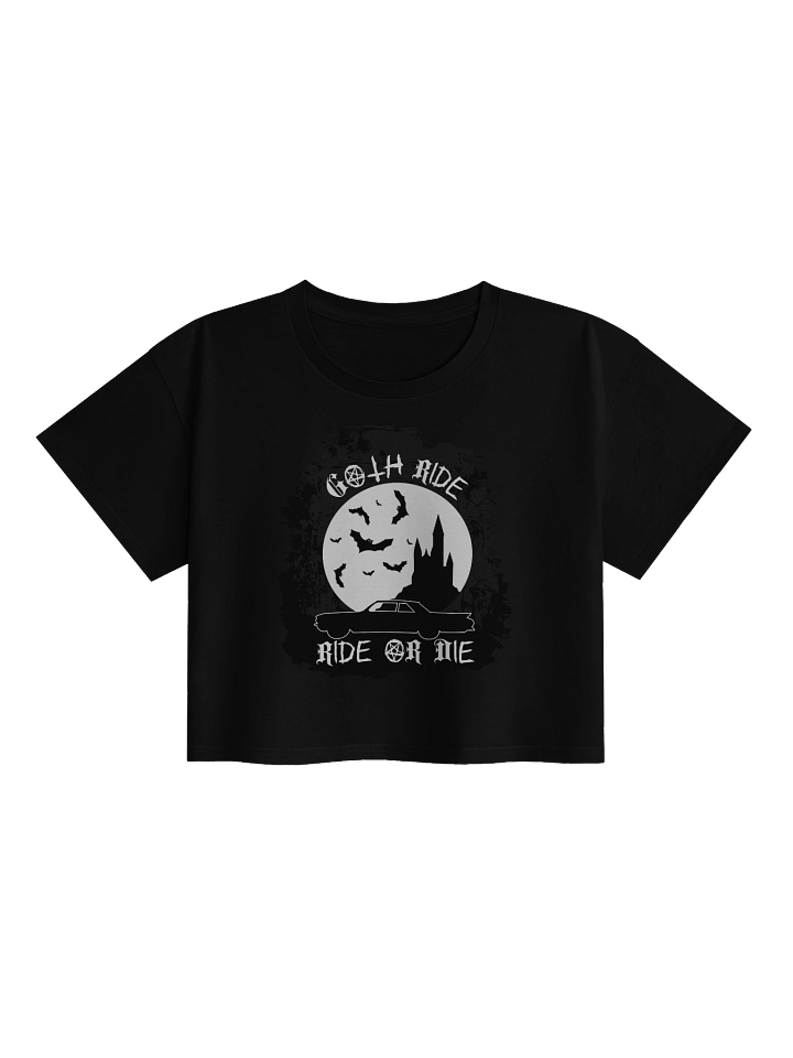 Goth Ride / Ride or Die Premium Crop Top product image (1)