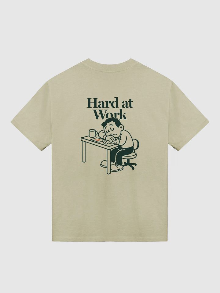 Hard at Work Oversized T-Shirt (Green) product image (2)