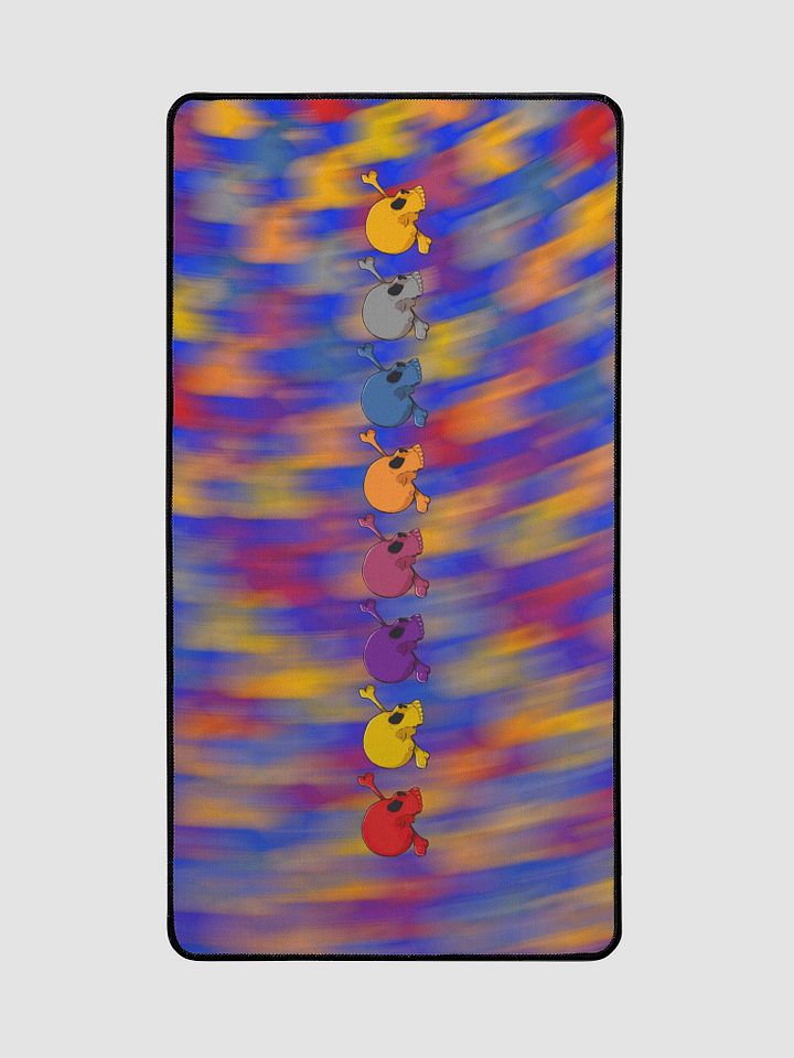 Chromatic Skull Swirl Desk Mat product image (2)