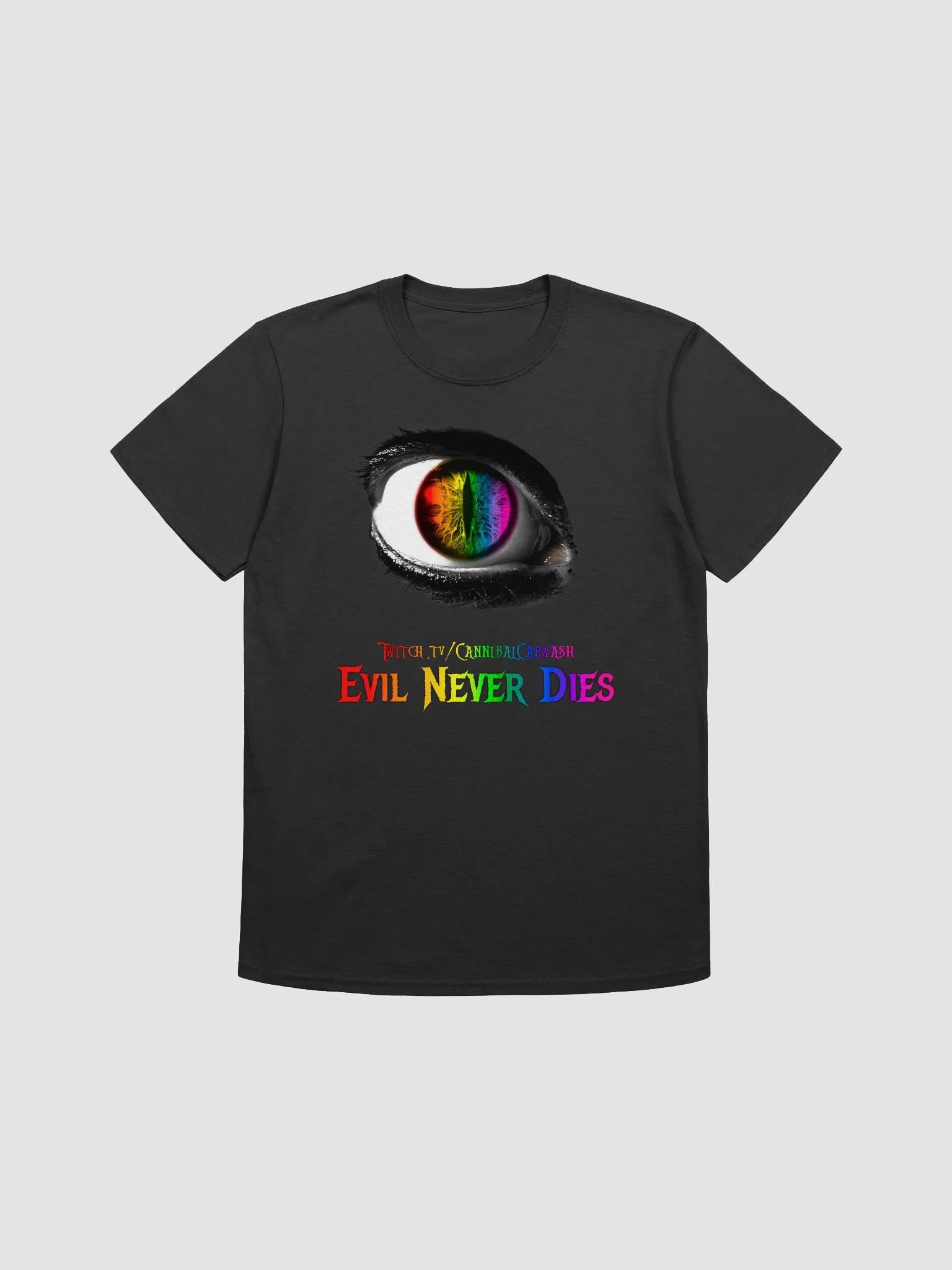 Evil Never Dies Rainbow T-Shirt product image (1)