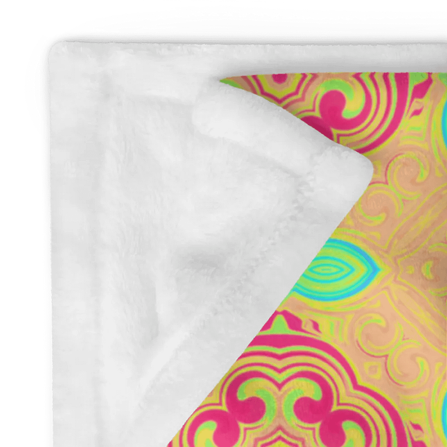 Bright Abstract Flower Blanket product image (3)