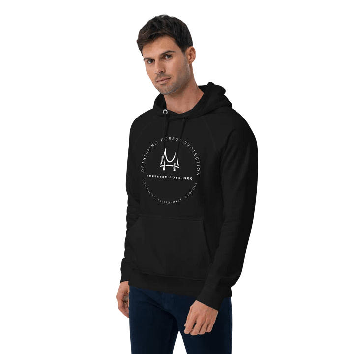 Forest Bridges Fall Colors Hoodies with Grayscale Emblem on Front product image (1)