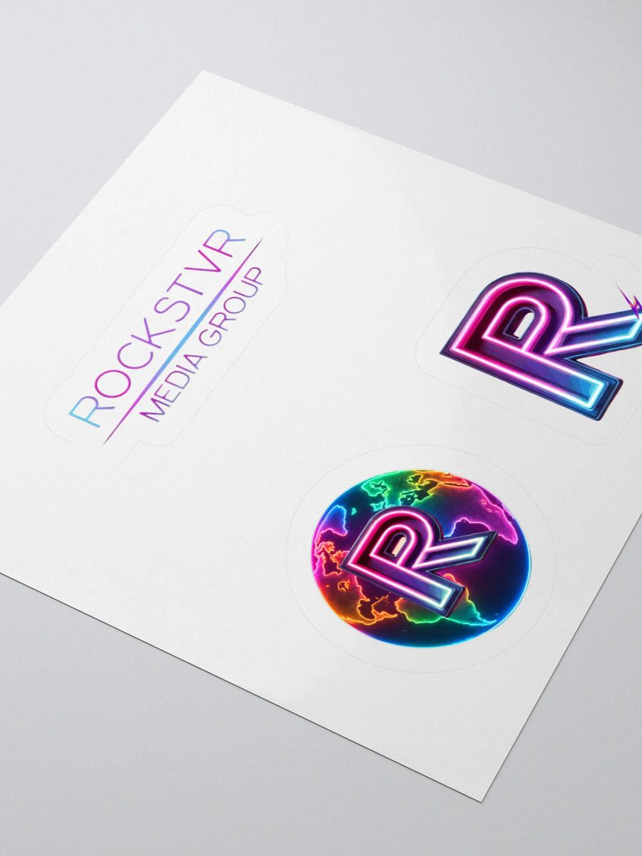 NEW ROCKSTVR Media Group Logo Stickers product image (3)