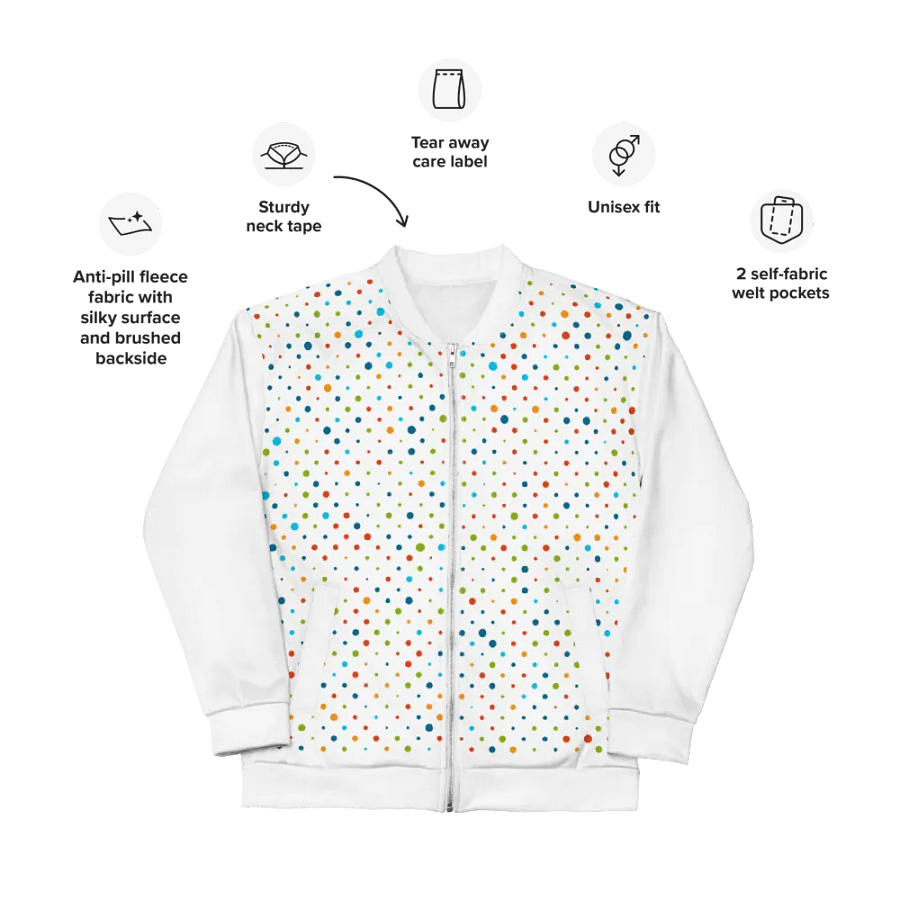 Vibrant Mosaic All-Over Bomber product image (11)