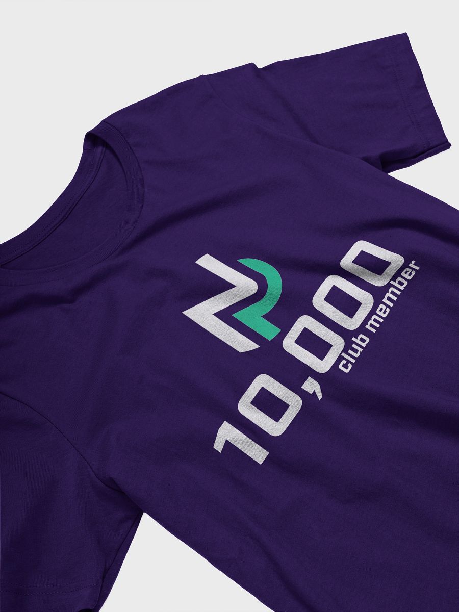10,000 Subscriber Purple T-Shirt product image (3)