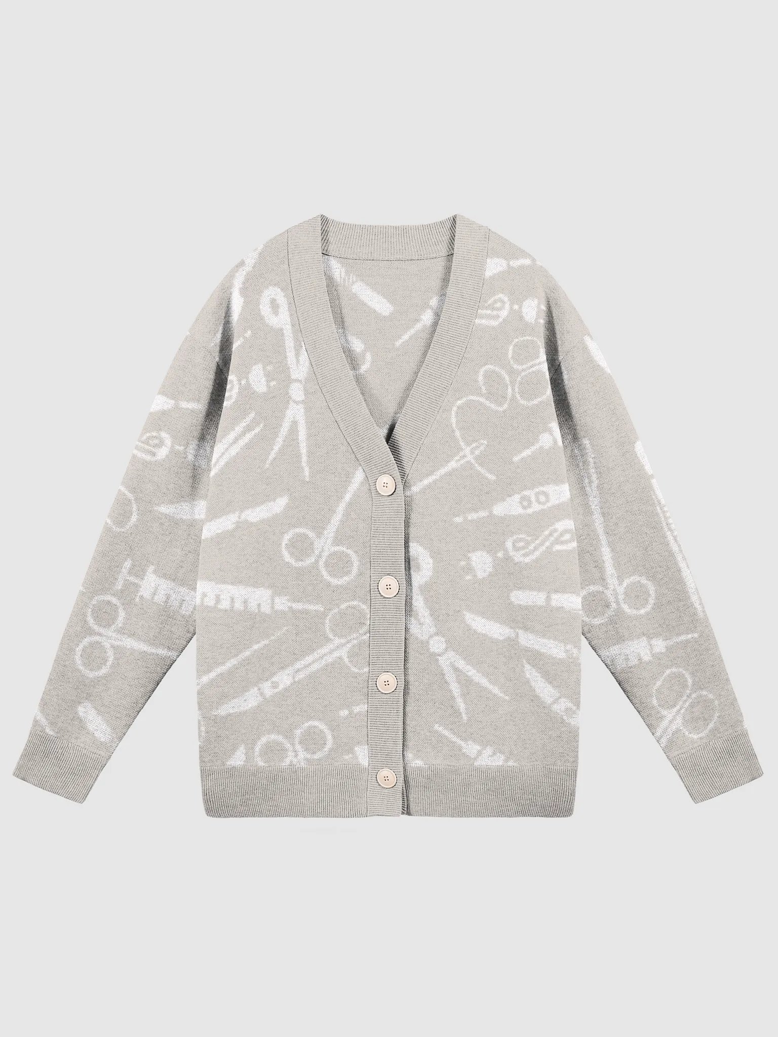 scalpel sweater (beige) product image (1)