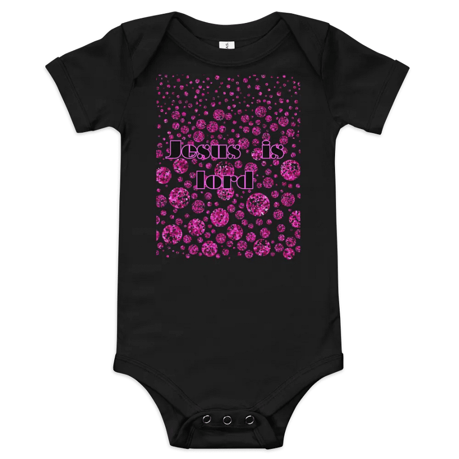Sparkling Jesus is Lord Baby Onesie product image (1)