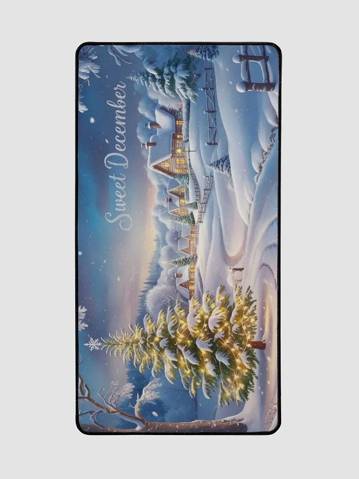 Frosty Village Desk Mat product image (2)