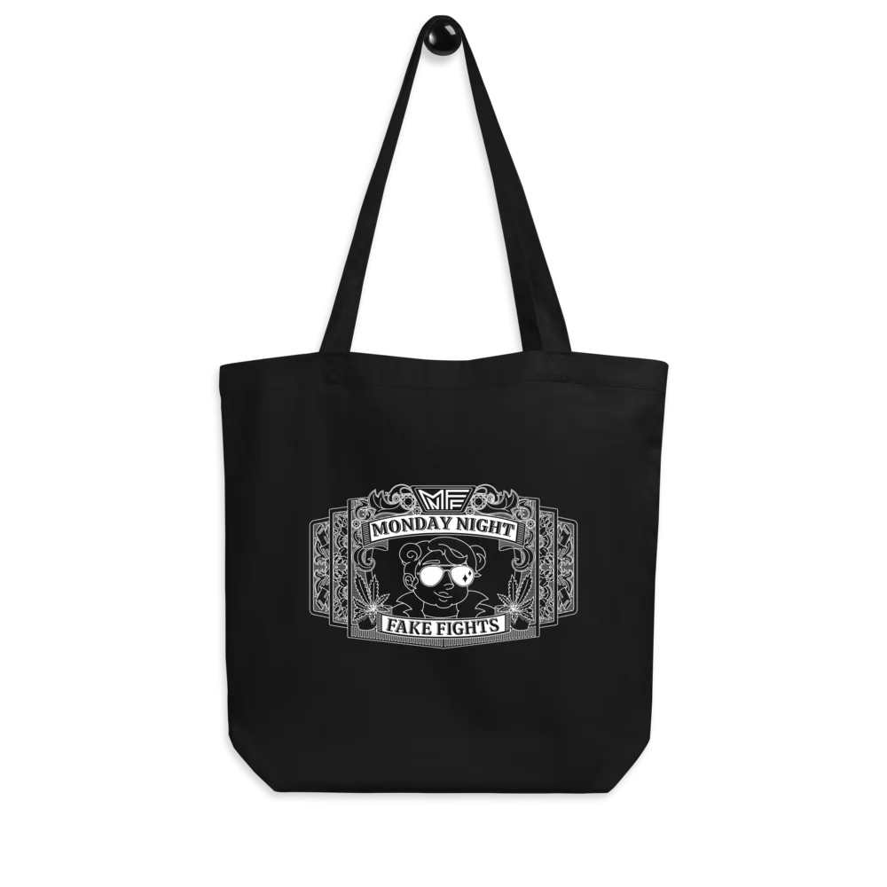 MNFF Championship Belt White Line Black Tote Bag product image (7)