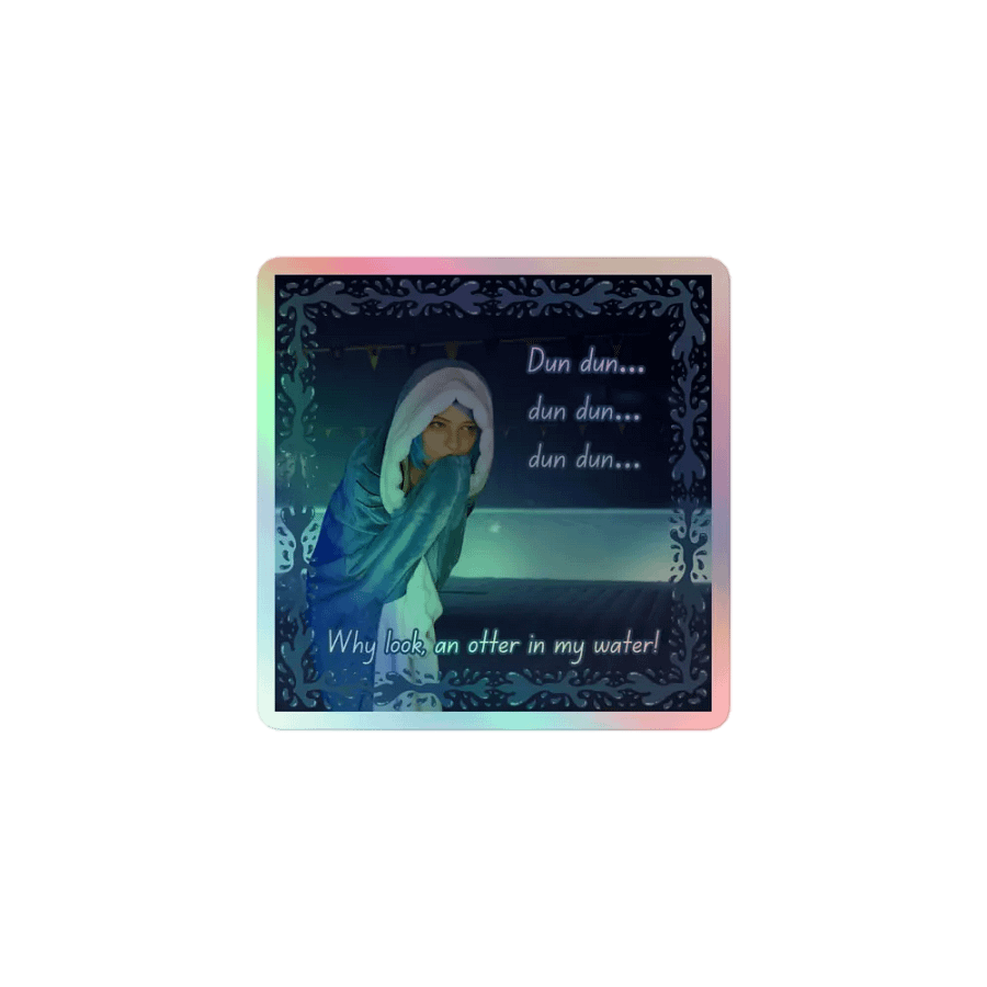 Otter-ly Amazing holo sticker product image (1)