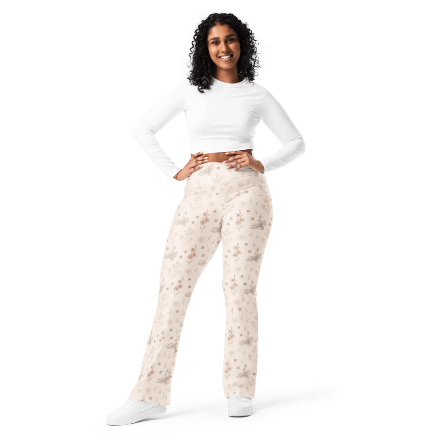 Flower pattern Flare Pants product image (7)