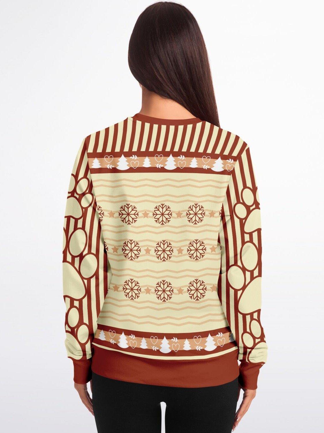 "Merry Kiss My A**" Christmas Sweater | Funny Dog Holiday Sweatshirt | Sassy Santa Puppy Party Outfit | Adult Humor Gift product image (4)