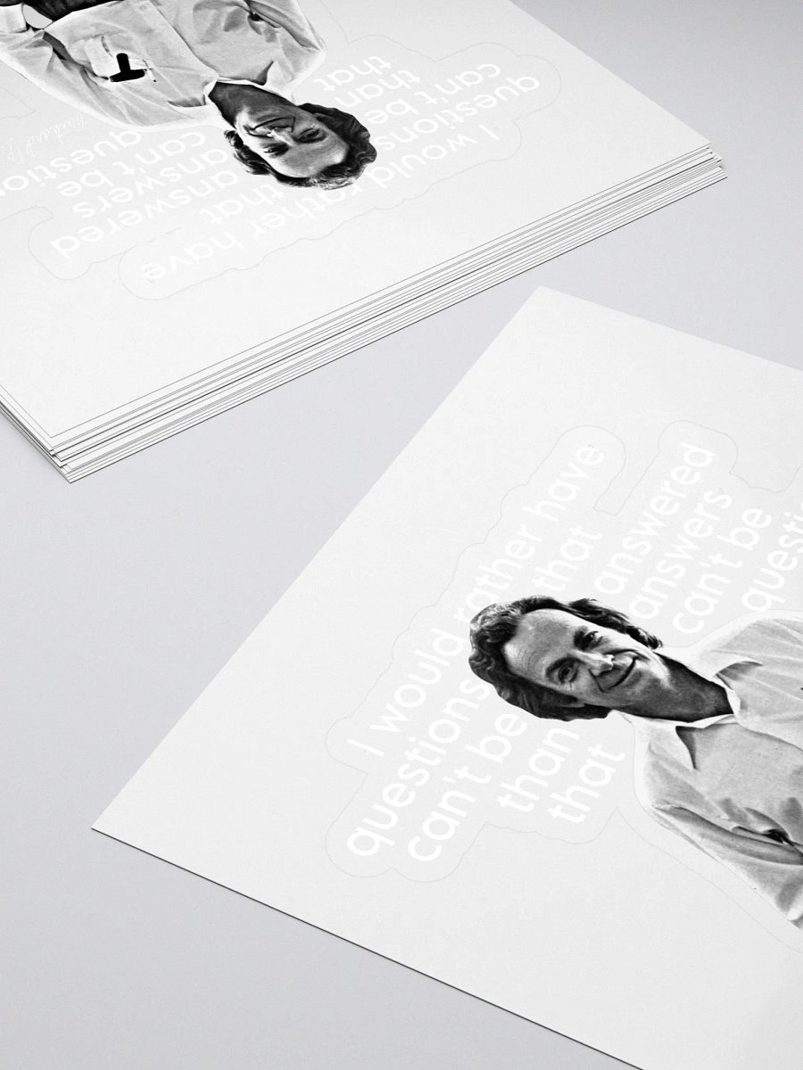 Feynman: Questions Sticker product image (4)
