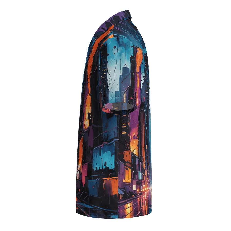 Abstract City 1 Hawaiian Shirt product image (3)