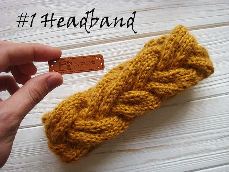 Bulky Braided Headband Knitting Pattern product image (4)