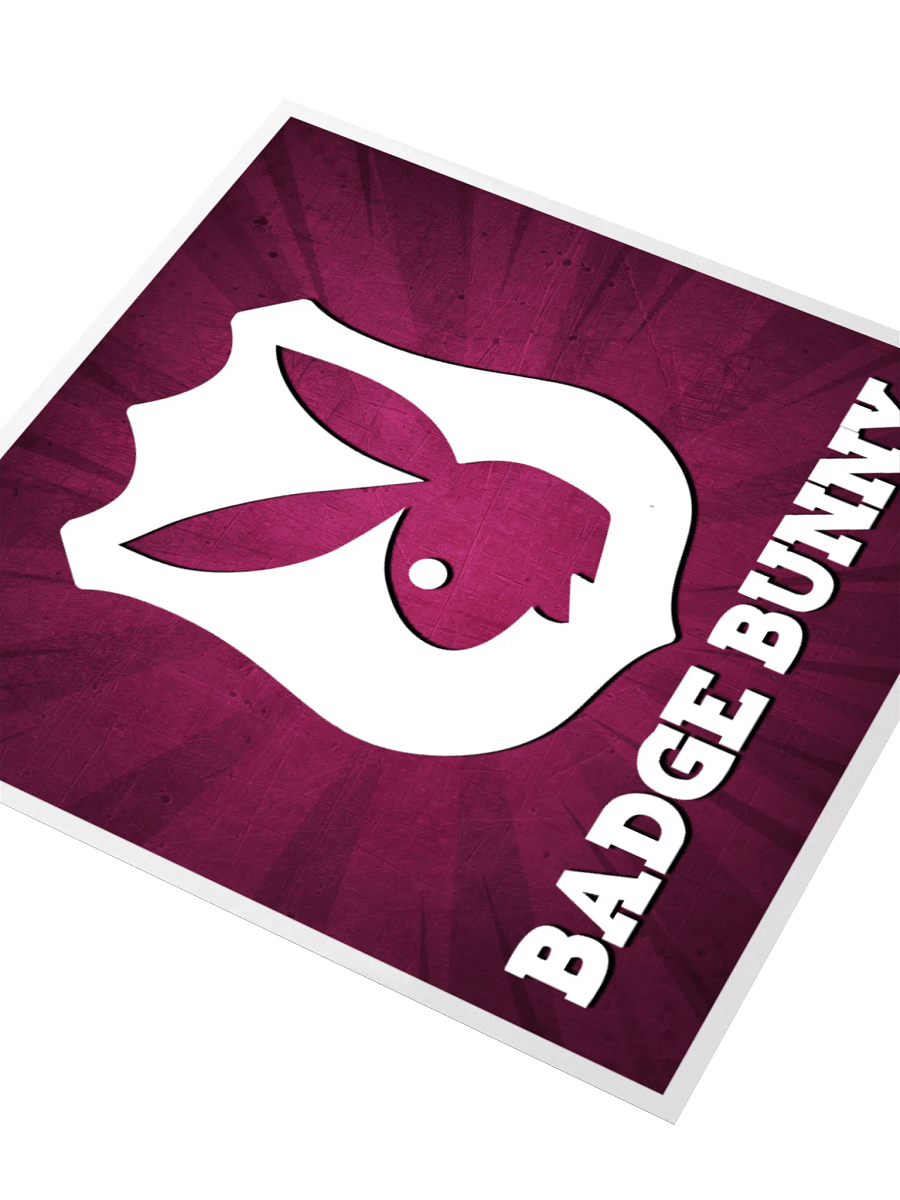 Badge Bunny Kiss Cut Stickers product image (7)