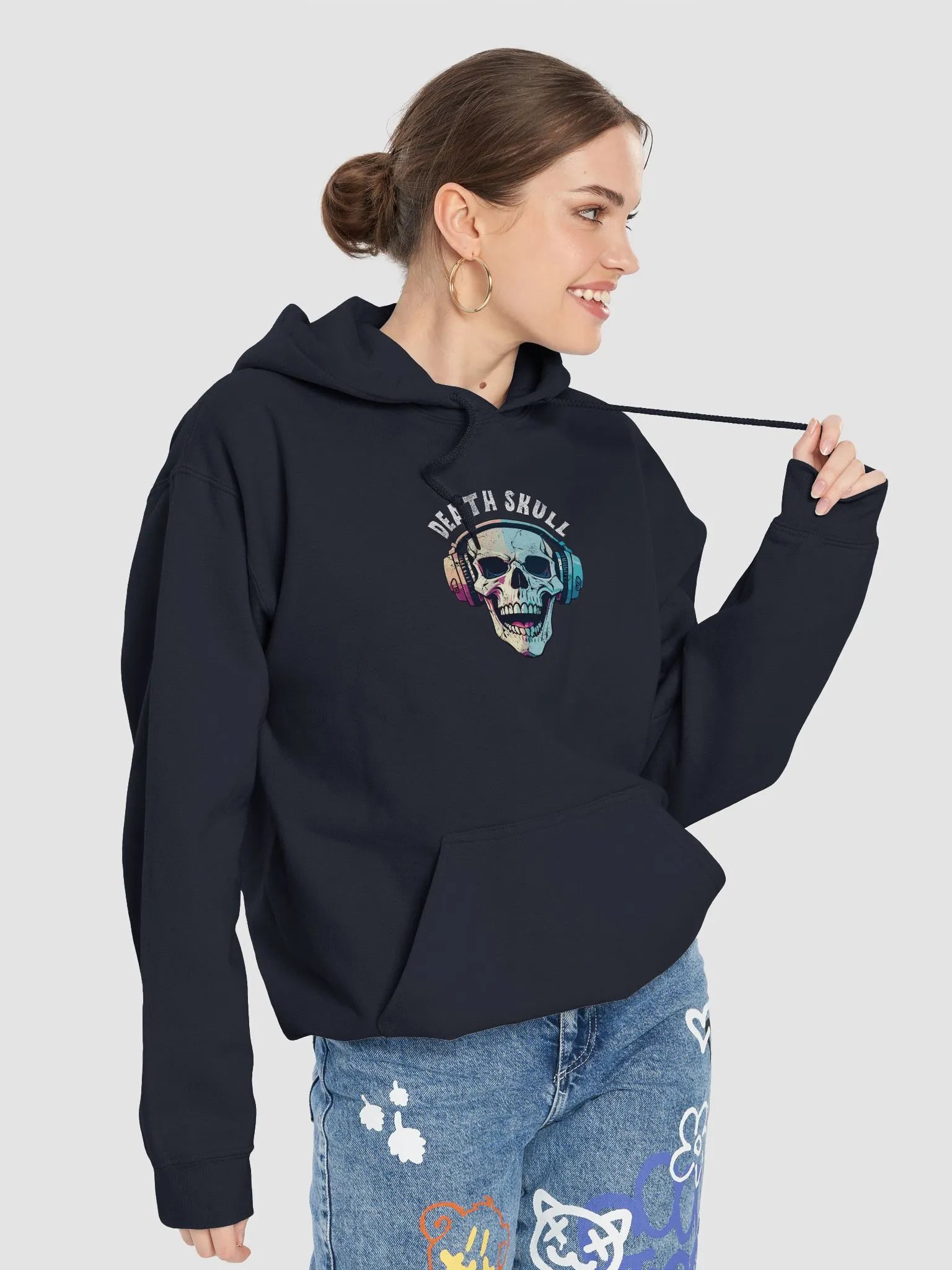 Death Skull Classic Hoodie product image (77)