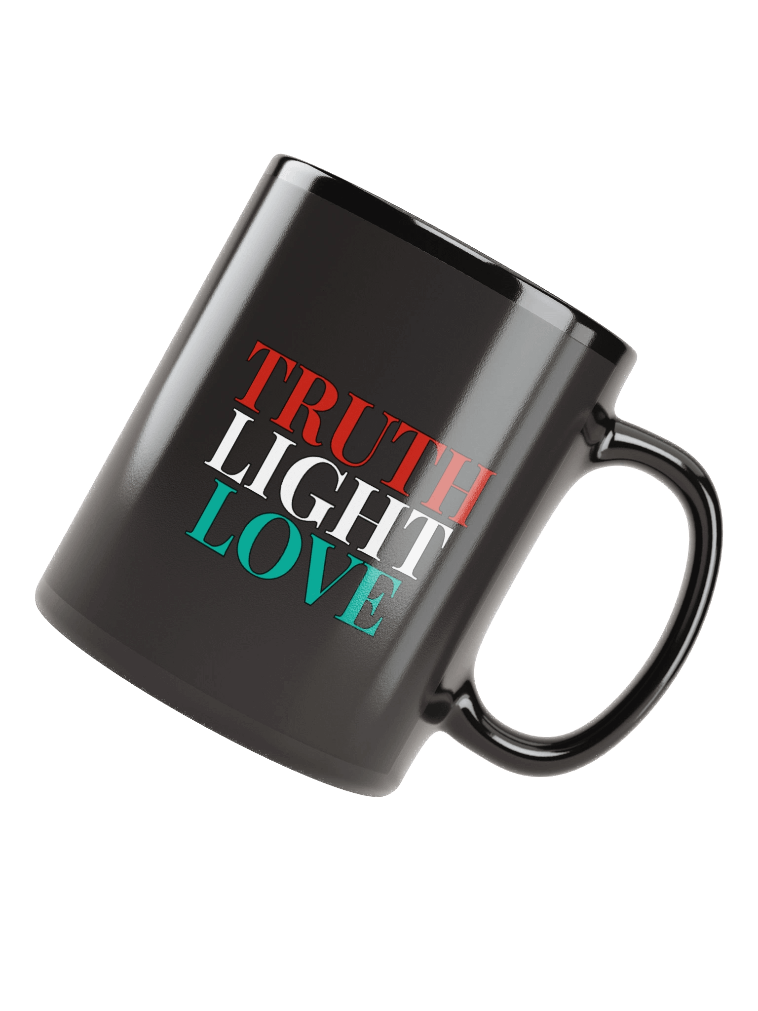Truth Light Love (White) Black Mug - TLLC product image (8)