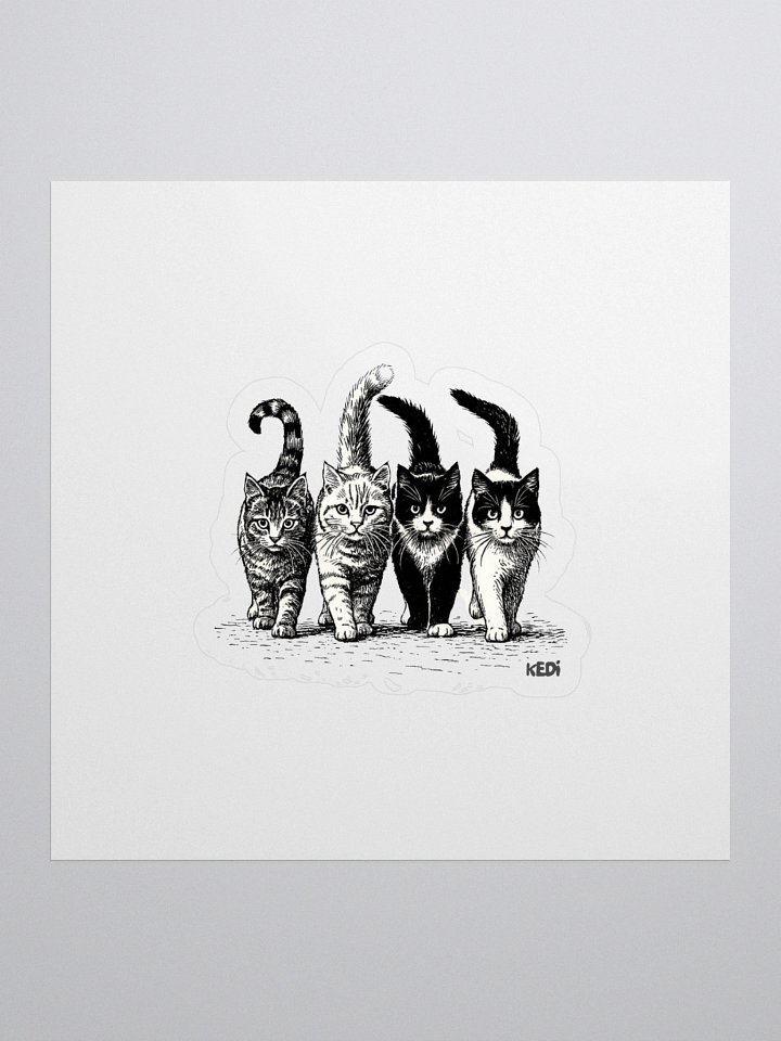 Whiskered Wanderers Sticker Set product image (1)