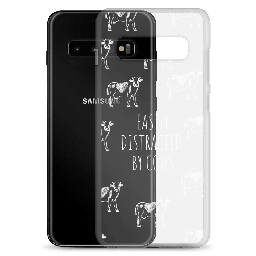"Easily distracted by cows" clear case for Samsung® product image (8)