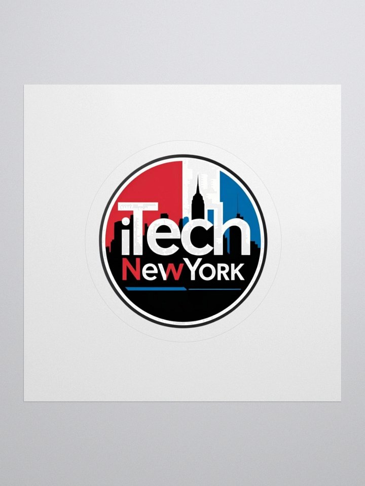 iTechNewYork Logo Kiss Cut Stickers product image (2)