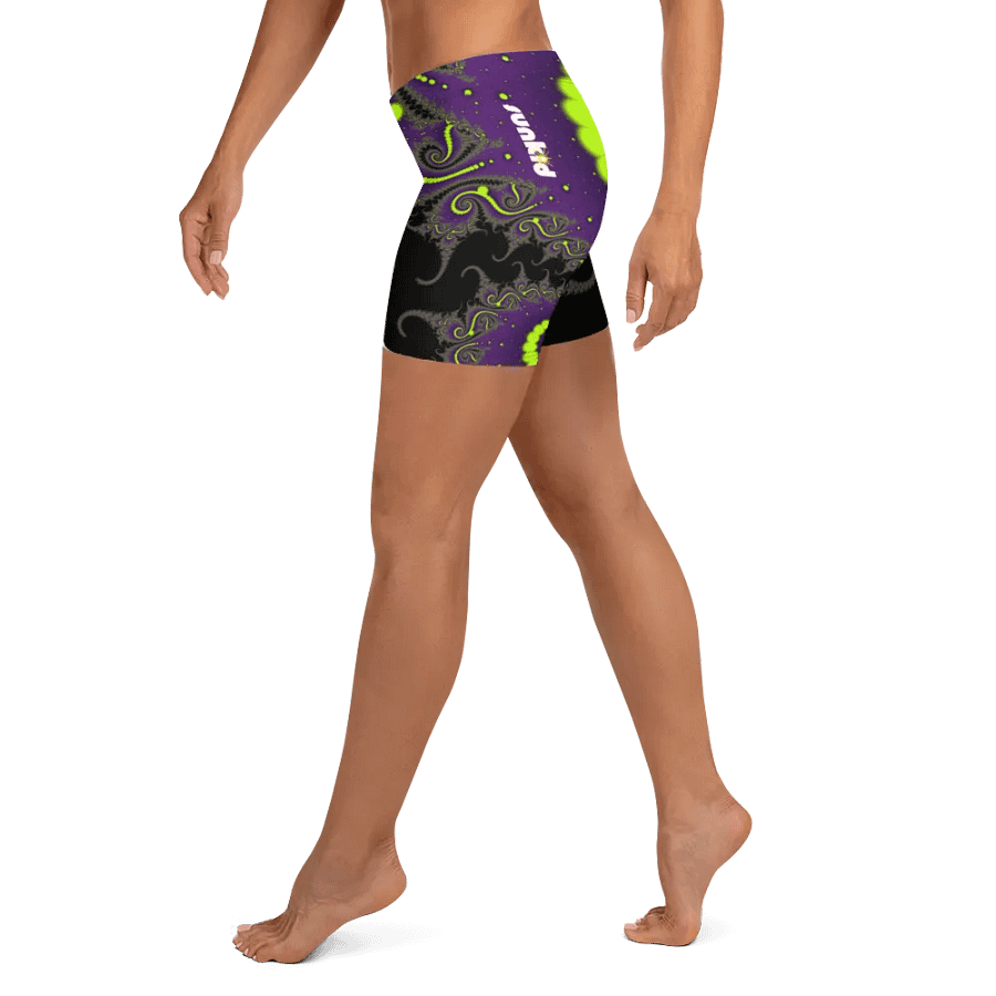 Fractal Bike Shorts - Acid Nights product image (5)