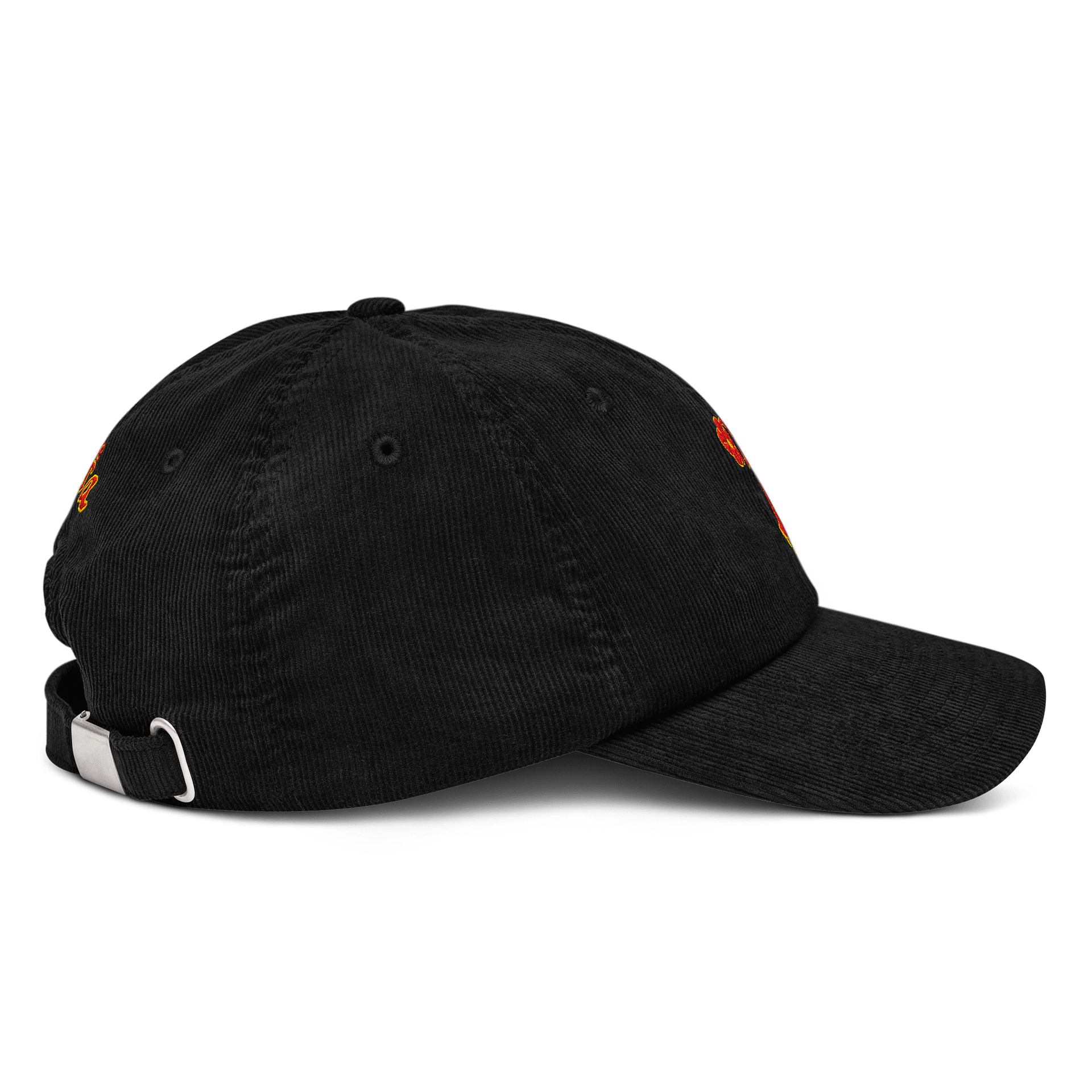 “Flower” Corduroy Embroidered dad hat product image (2)