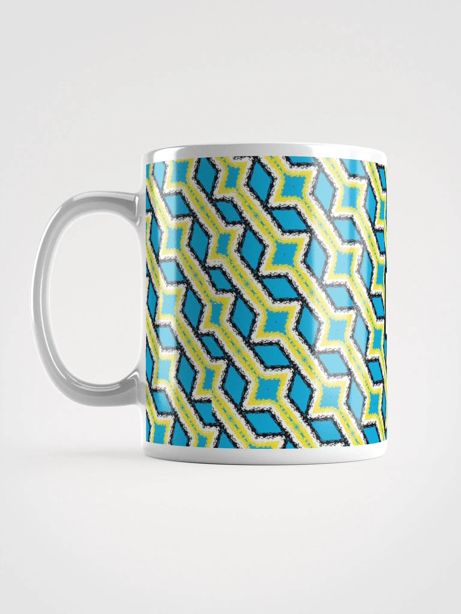 8T Sips Mosaic White Glossy Mug product image (6)