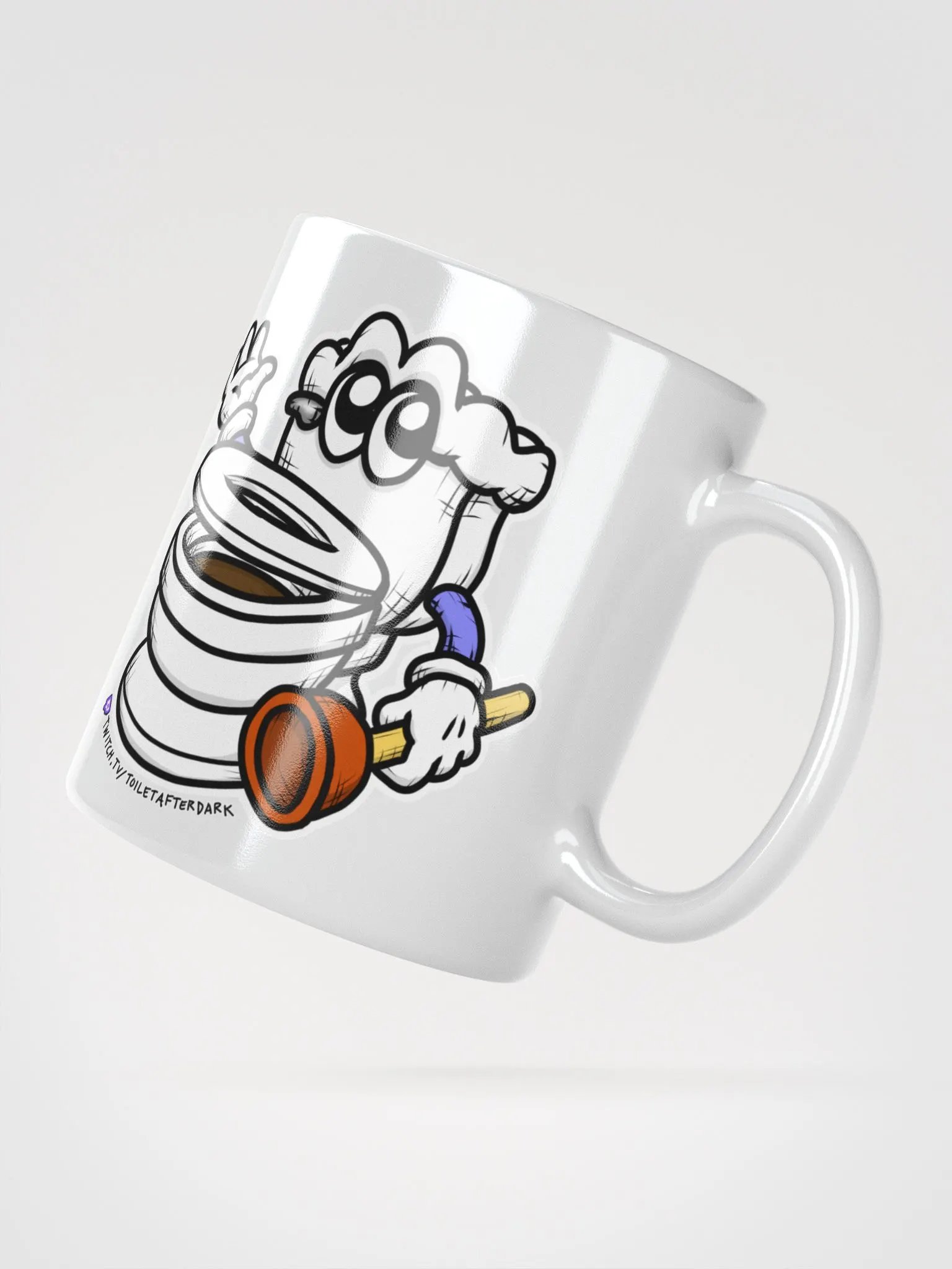 Tell It to My Toilet Mug- White product image (2)