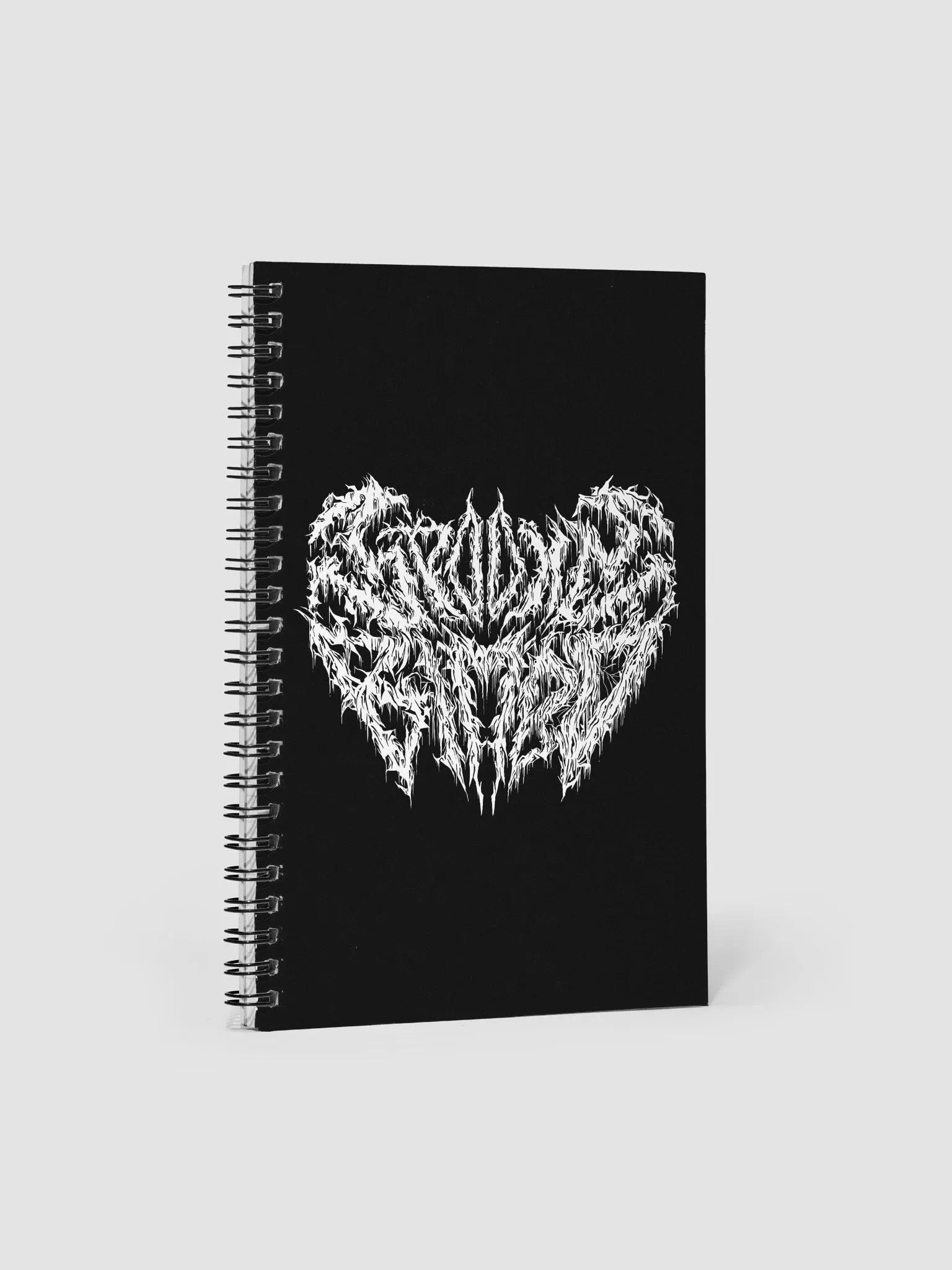 Death Metal Logo Notebook product image (1)