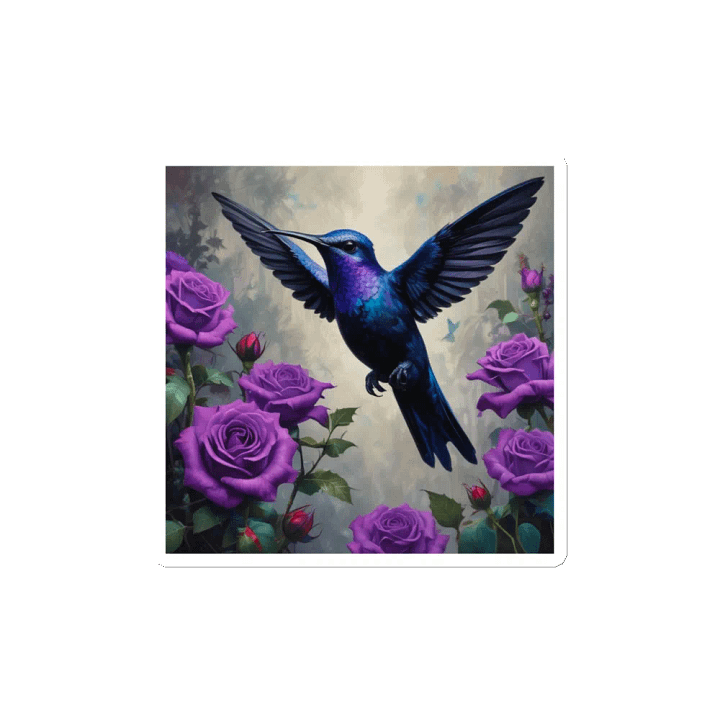 Goth Hummingbird Die-Cut Magnets product image (2)