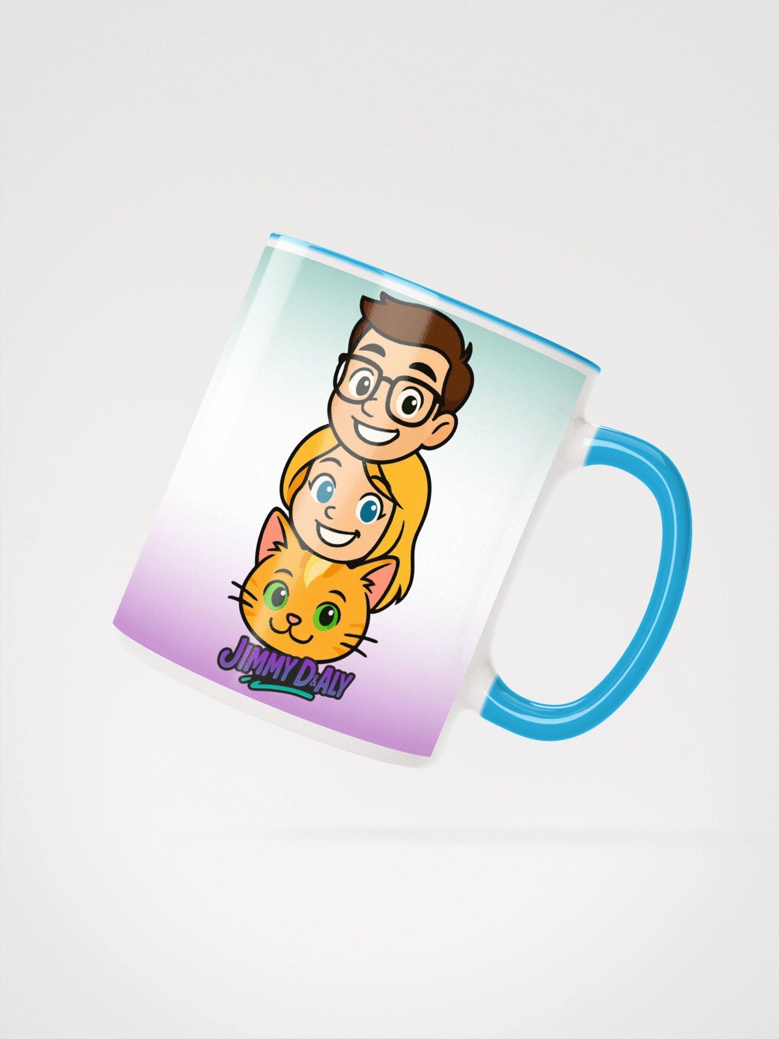 Jimmy, Aly & Luna Stacked Heads Mug – Official Channel Merch product image (3)