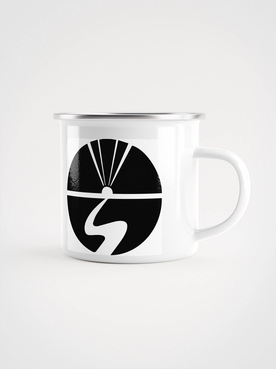 visionswell Enamel Mug – Live Light, Sip Intentionally product image (1)