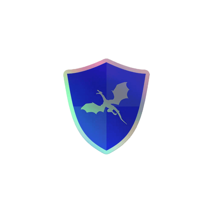 Adventurer's Guild Logo Holo Sticker product image (1)